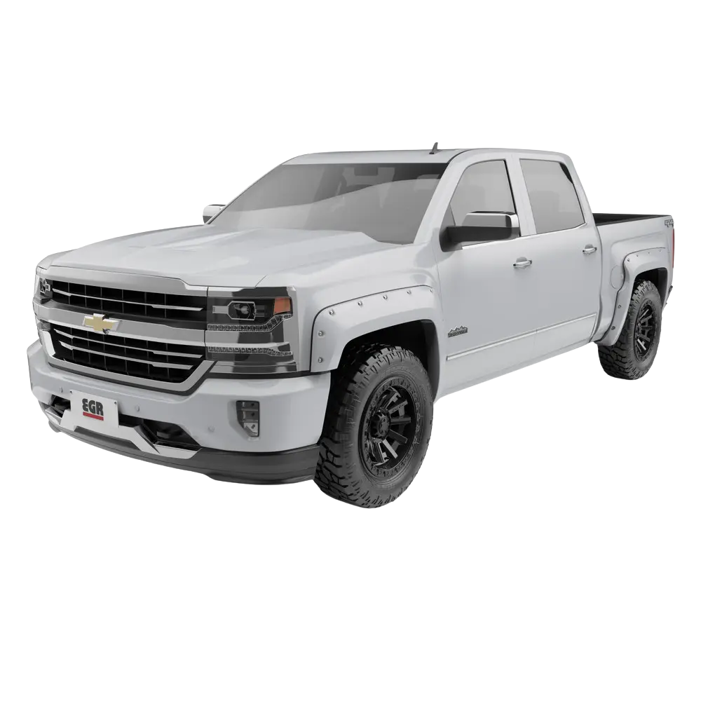 EGR Bolt-On Look Fender Flare Painted White - Image 2