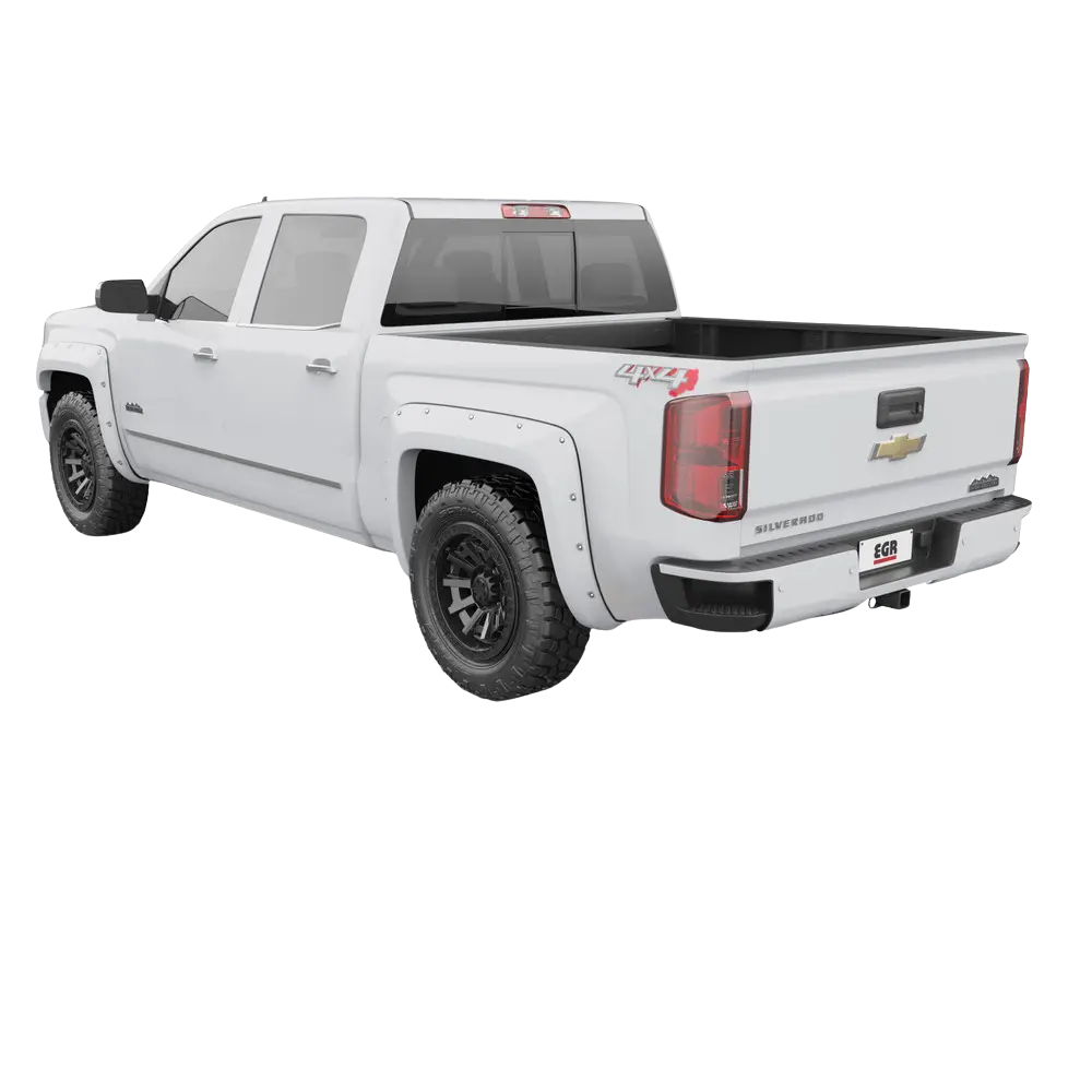 EGR Bolt-On Look Fender Flare Painted White - Image 3